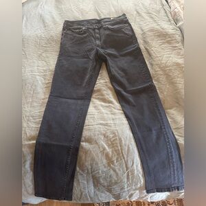 Rag & Bone Black Straight Leg Jeans